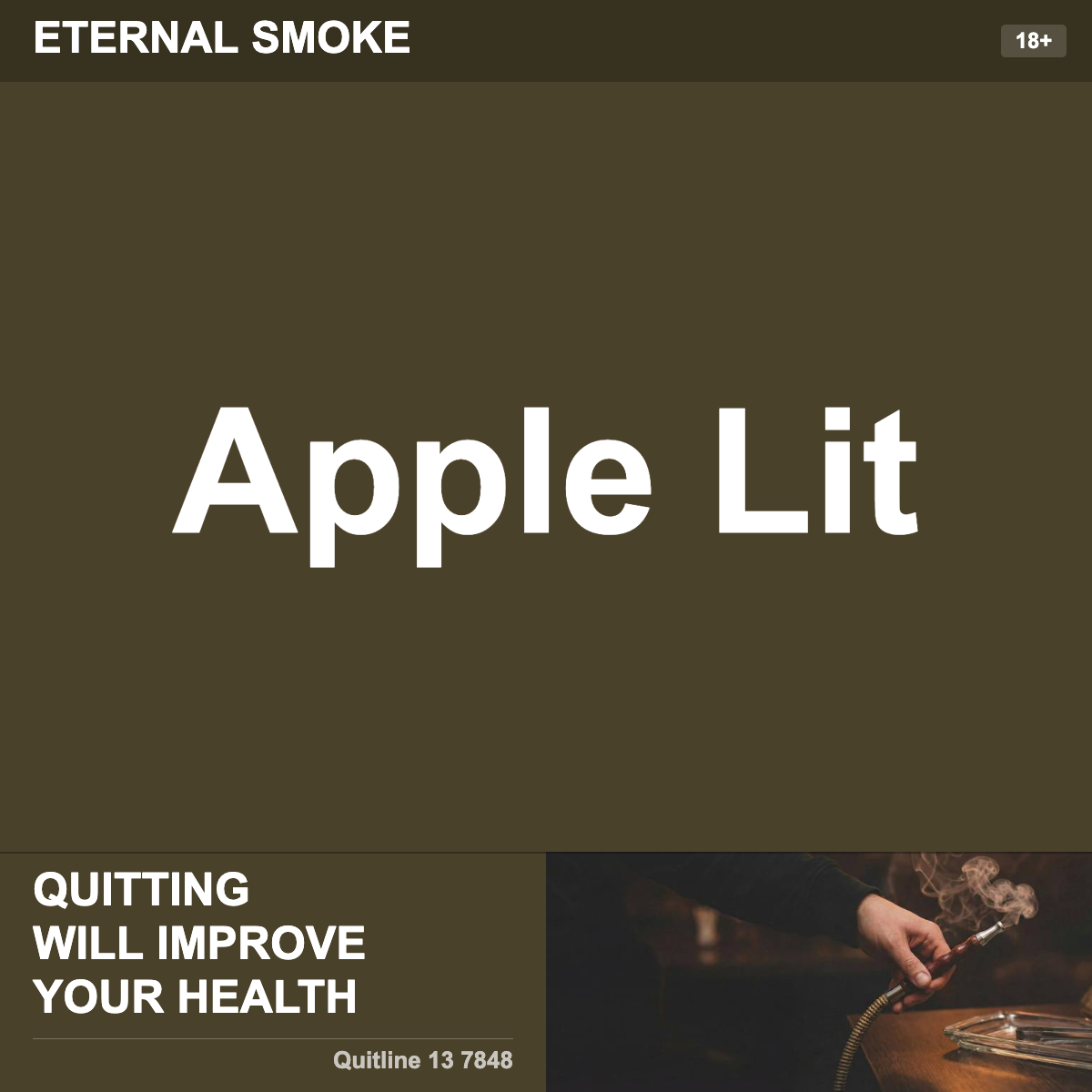 Eternal Smoke Apple Lit Shisha Tobacco Flavour