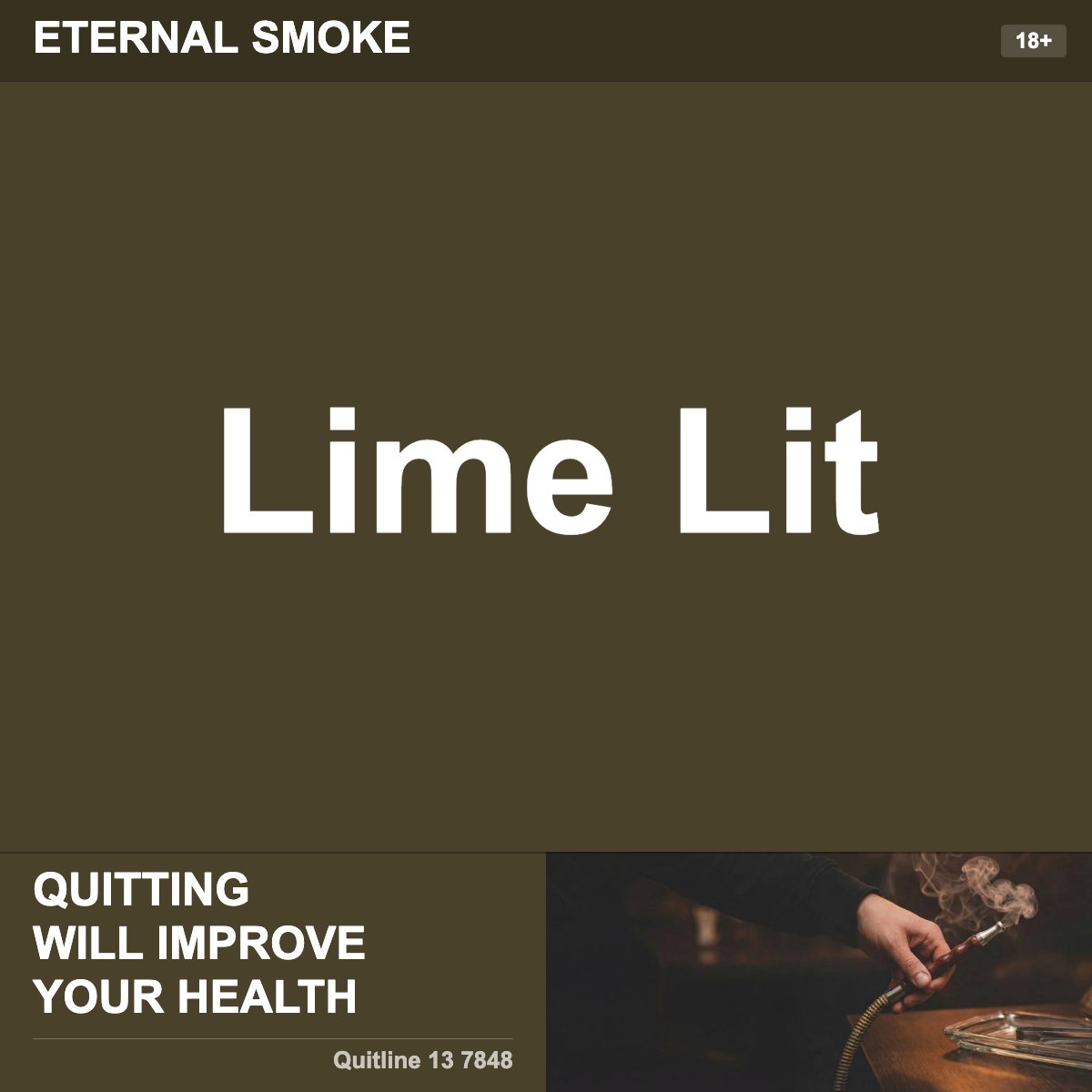Eternal Smoke Lime Lit Shisha Tobacco Flavour