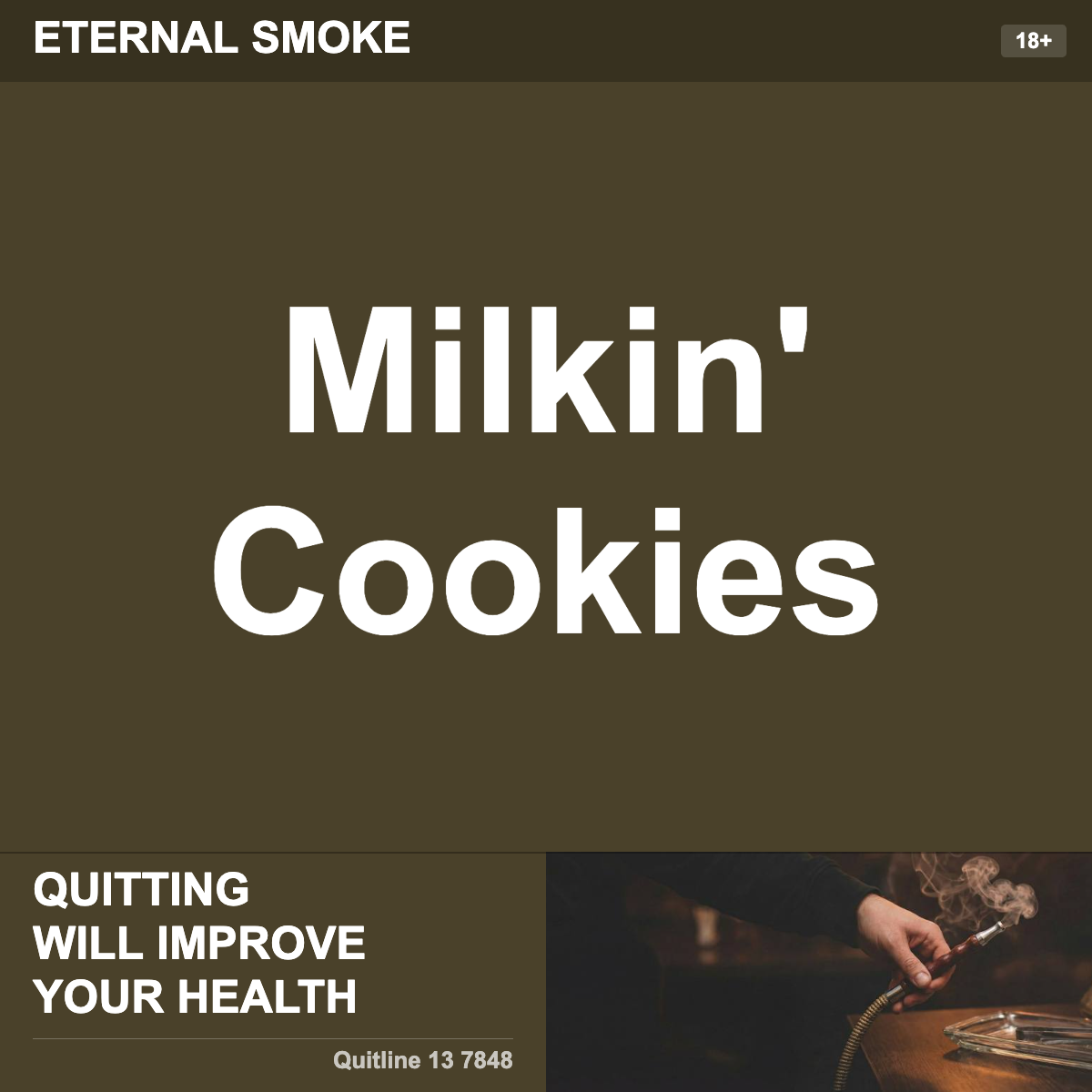 Eternal Smoke Milkin' Cookies Shisha Tobacco Flavour