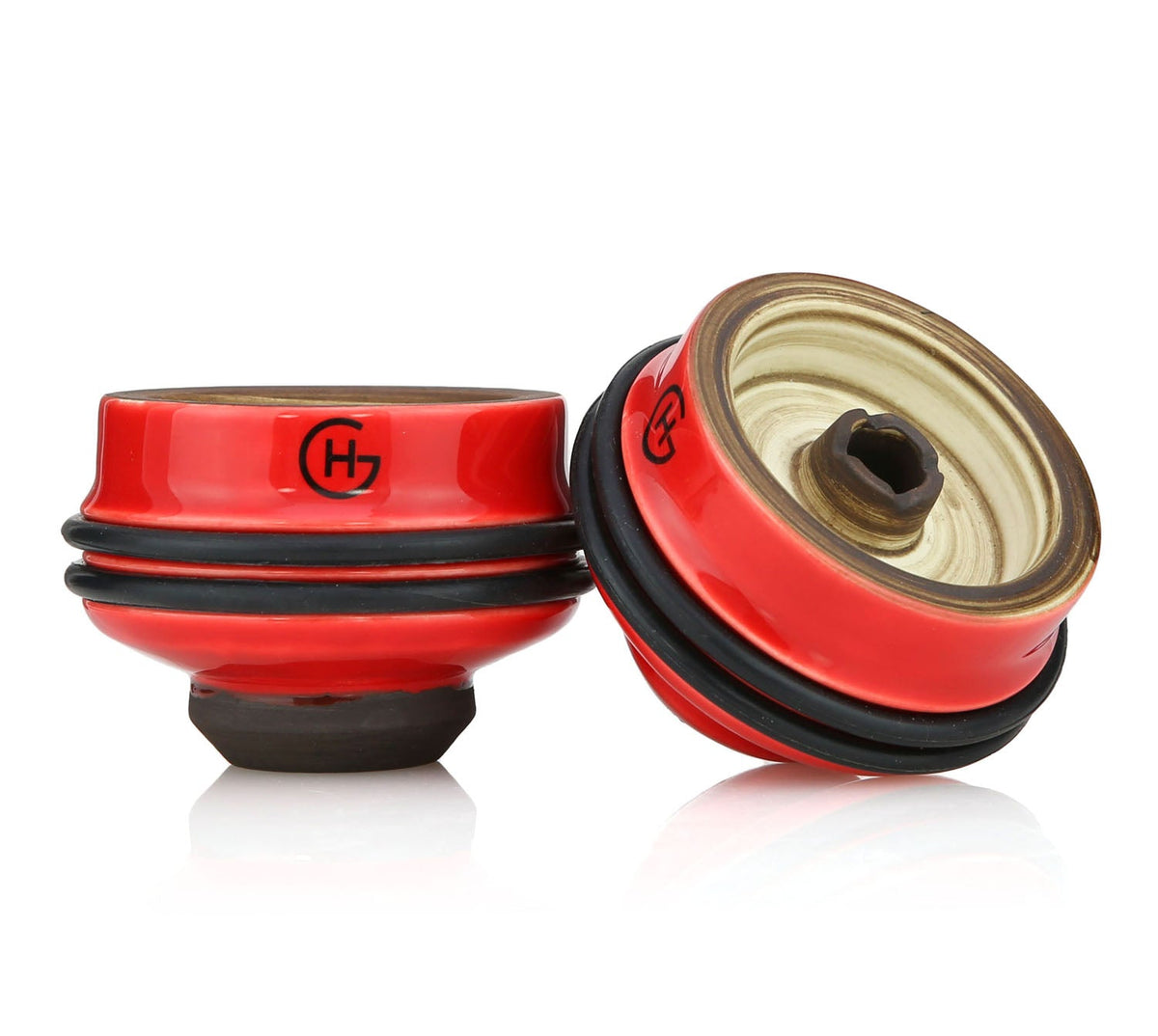 Geometry Short Phunnel Shisha Bowl with Silicone Rim, image 4 of 8