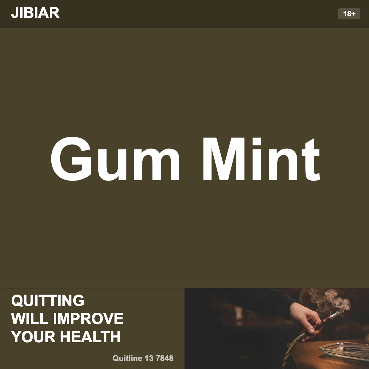 Jibiar Gum Mint Shisha Tobacco Flavour