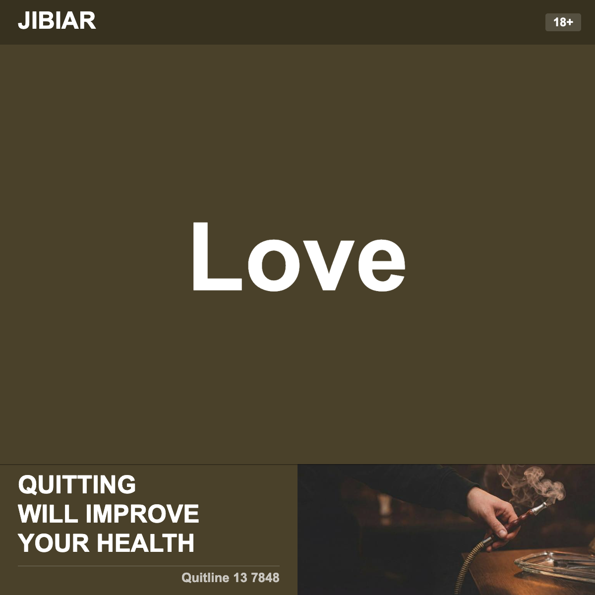 Jibiar Love Shisha Tobacco Flavour