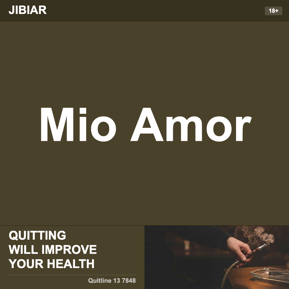 Jibiar Mio Amor Shisha Tobacco Flavour