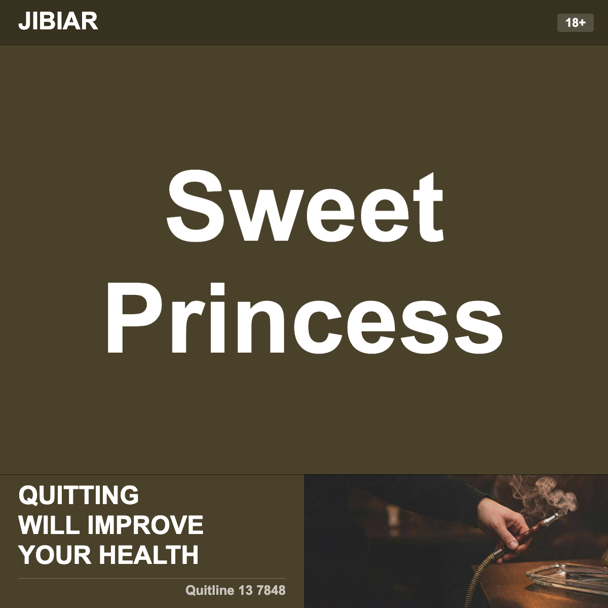Jibiar Sweet Princess Shisha Tobacco Flavour