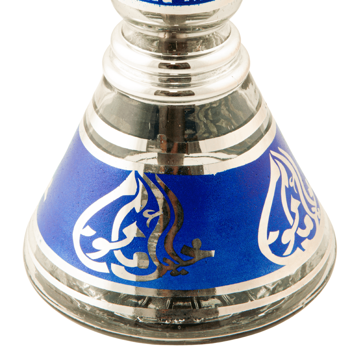 Khalil Mamoon Balha Safari Silver Blue 22" Hookah Shisha, image 12 of 15