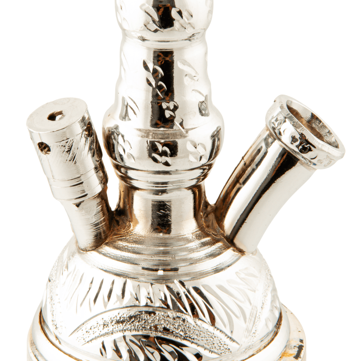 Khalil Mamoon Balha Safari Silver Blue 22" Hookah Shisha, image 15 of 15