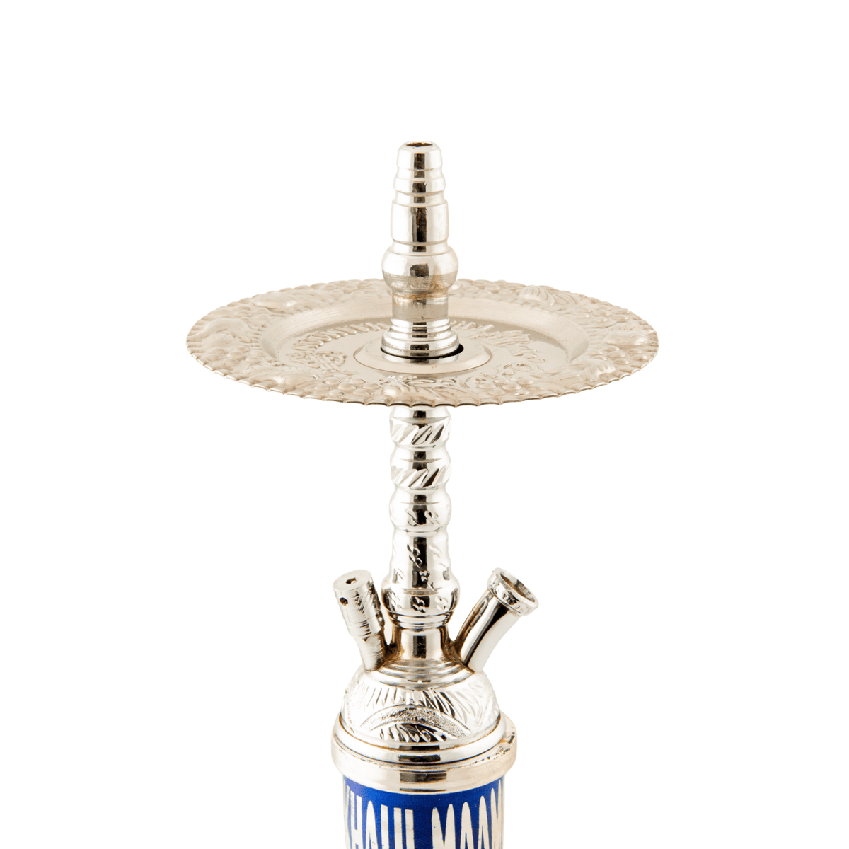 Khalil Mamoon Balha Safari Silver Blue 22" Hookah Shisha, image 6 of 15