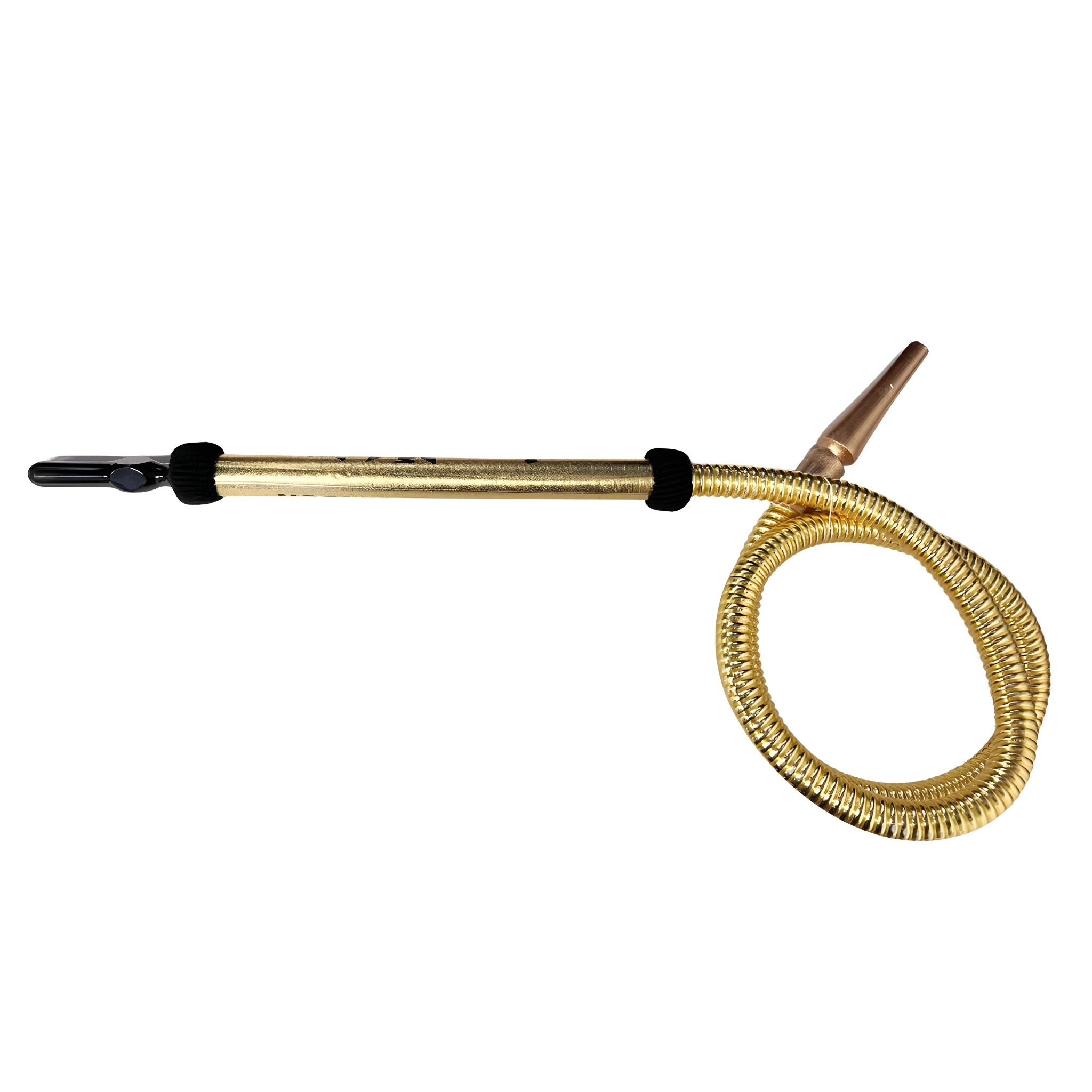 Khalil Mamoon Gold Hookah Hose – 70" Washable