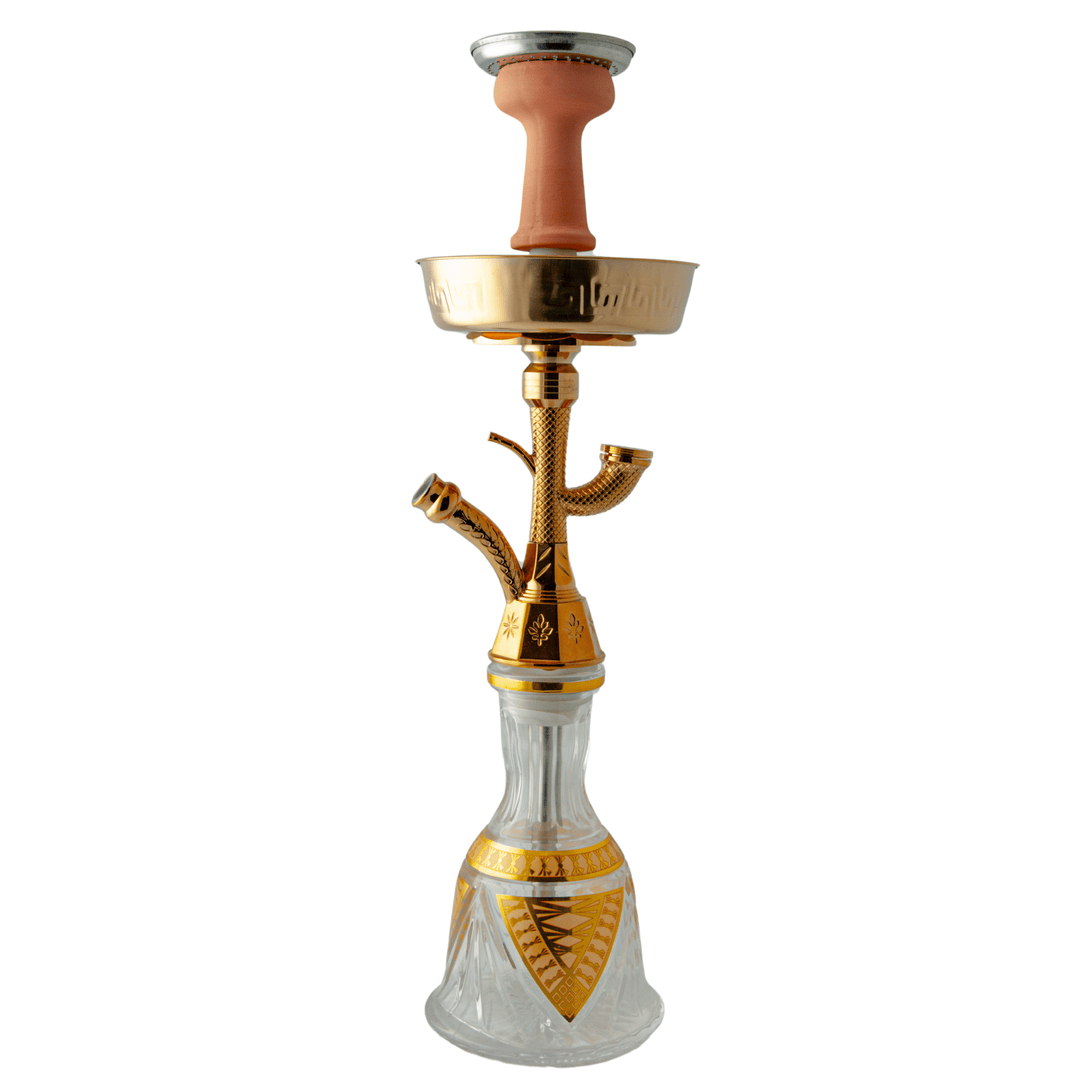 King Buzz Gold Traditional Shisha 47cm (Medium) Shisha