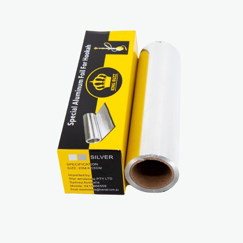 King Buzz - King Buzz Shisha Aluminium Foil 20m - The Premium Way