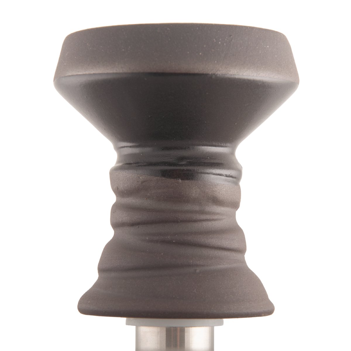 King Buzz Sapphire Tide hookah stone-effect clay bowl side view, image 11 of 13