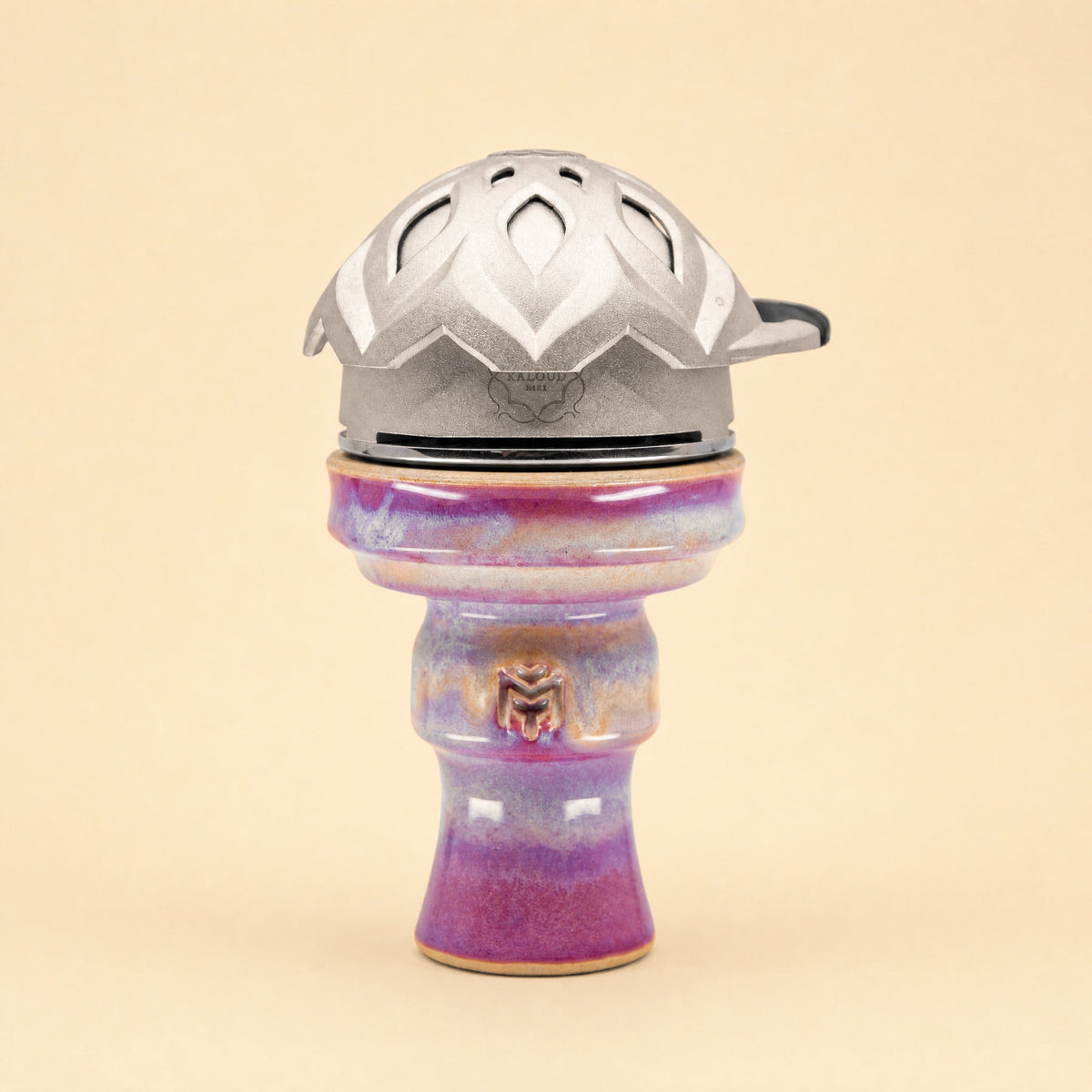 MIT Luxury Ashera Coral bowl with Kaloud Lotus 1+ HMD seated flush on the rim for heat management, image 4 of 6