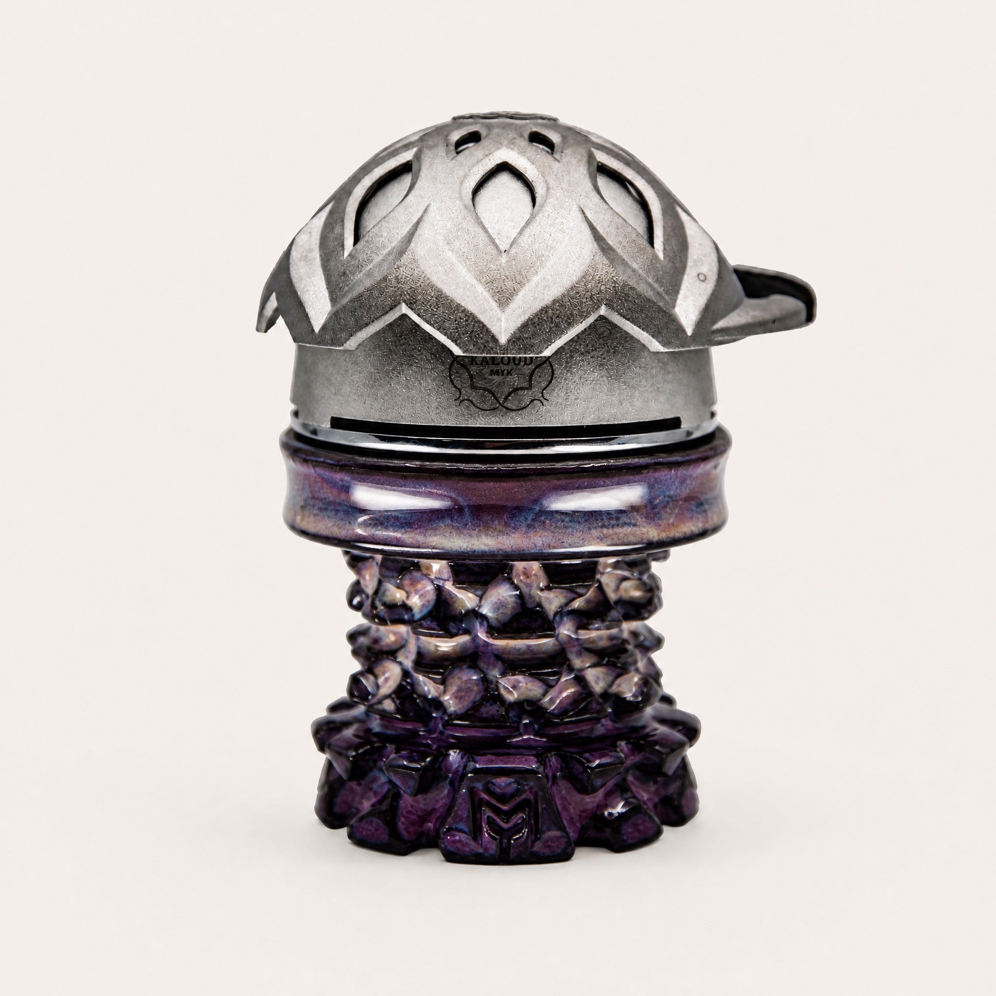 MIT Luxury Mitovation V2 Amethyst bowl with Kaloud Lotus 1+ HMD seated flush on the 80mm rim