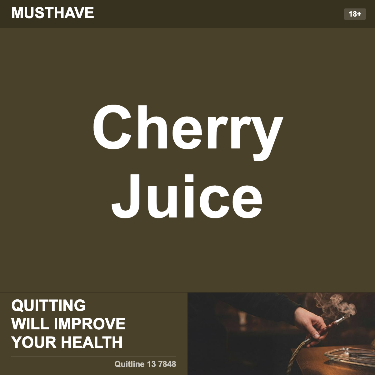 Musthave Cherry Juice Shisha Tobacco Flavour