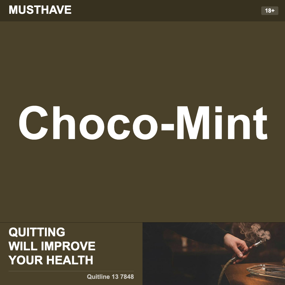 Musthave Choco-Mint Shisha Tobacco Flavour