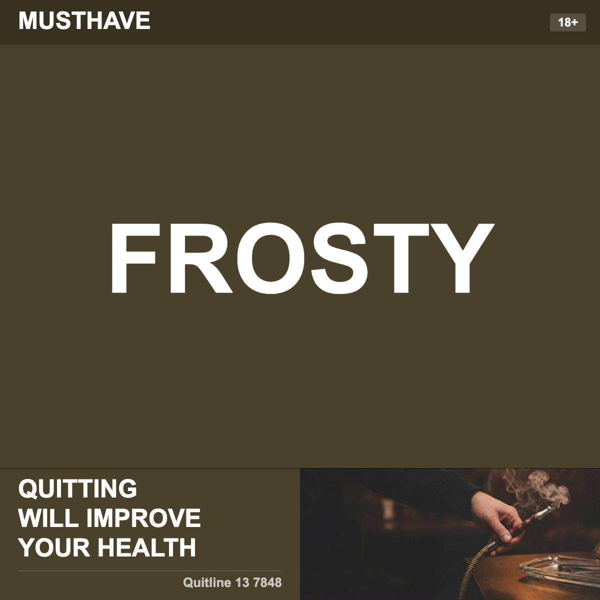 Musthave FROSTY Shisha Tobacco Flavour
