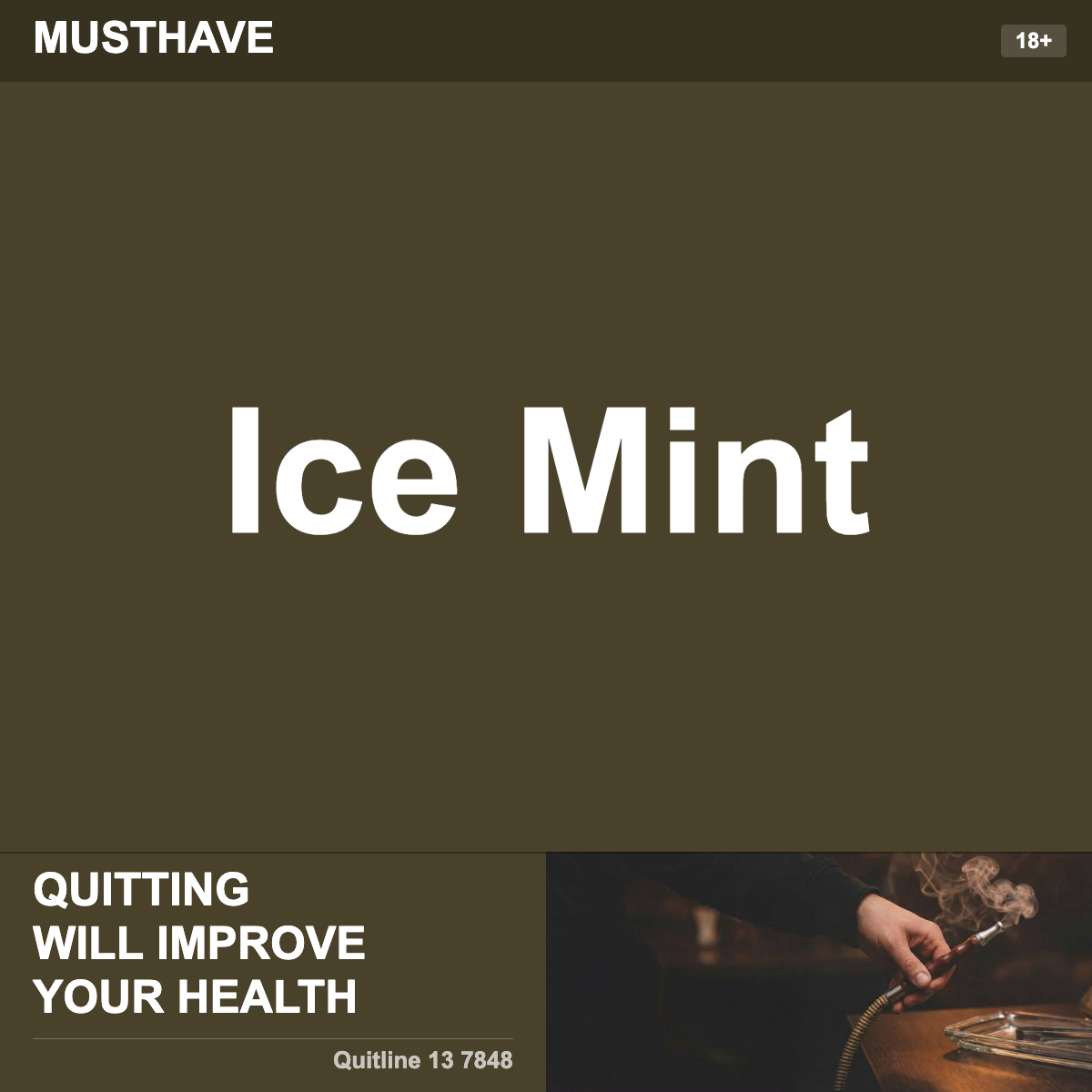 Musthave Ice Mint Shisha Tobacco Flavour
