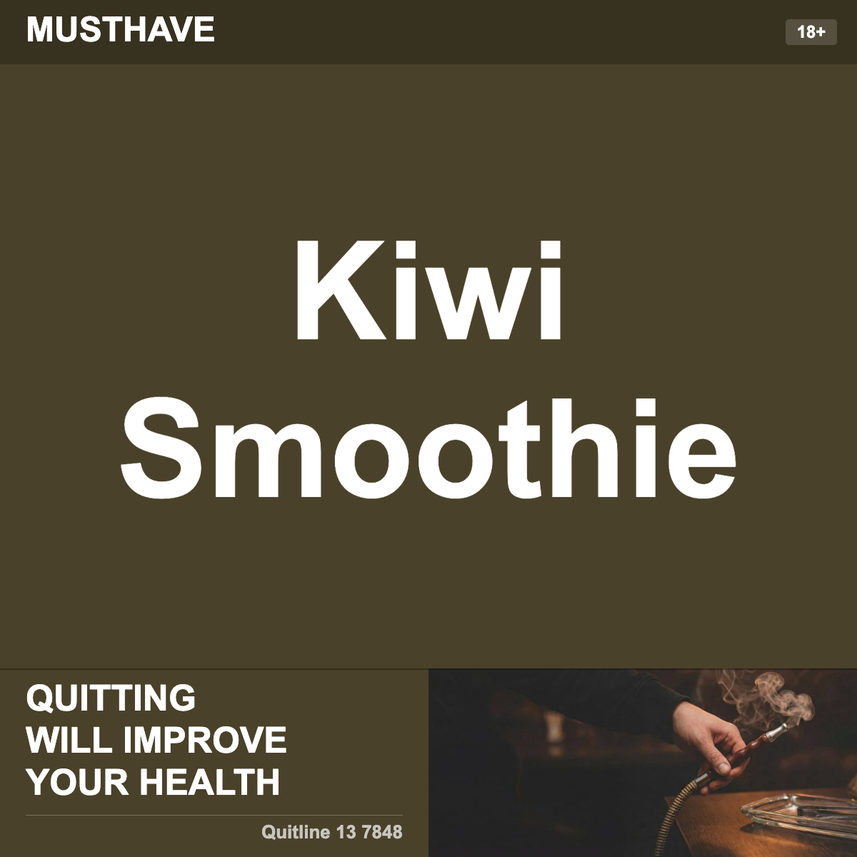 Musthave Kiwi Smoothie Shisha Tobacco Flavour