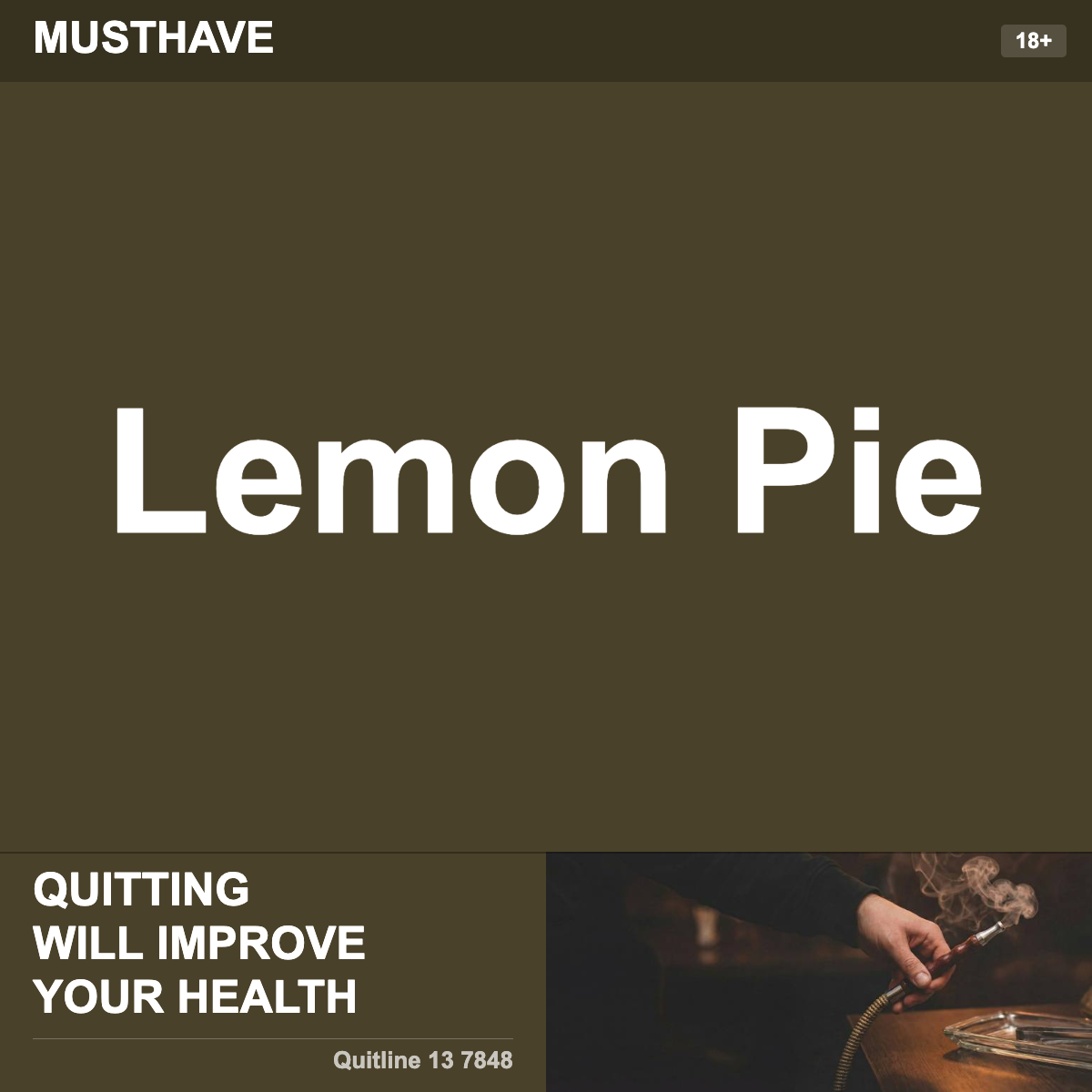 Musthave Lemon Pie Shisha Tobacco Flavour