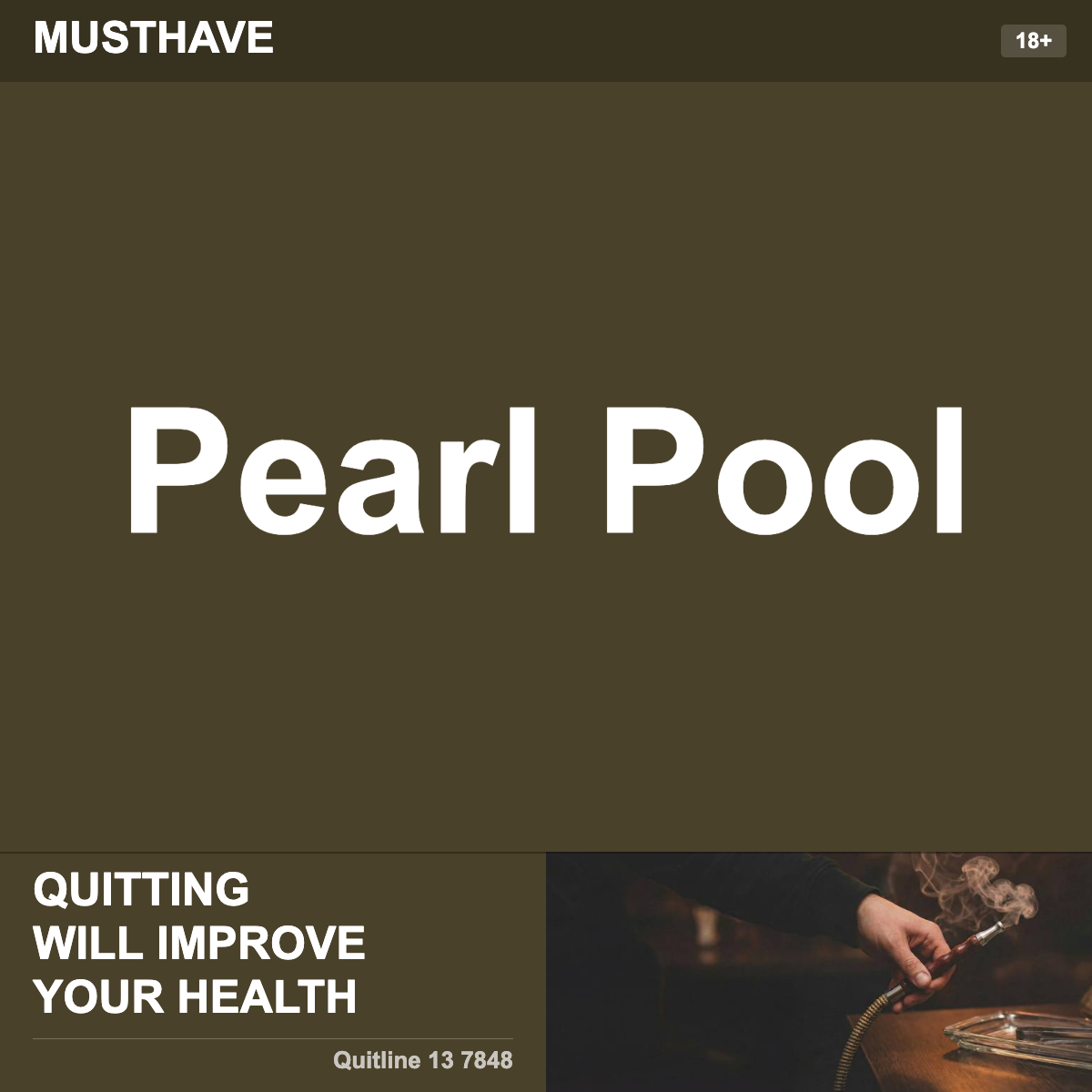 Musthave Pearl Pool Shisha Tobacco Flavour