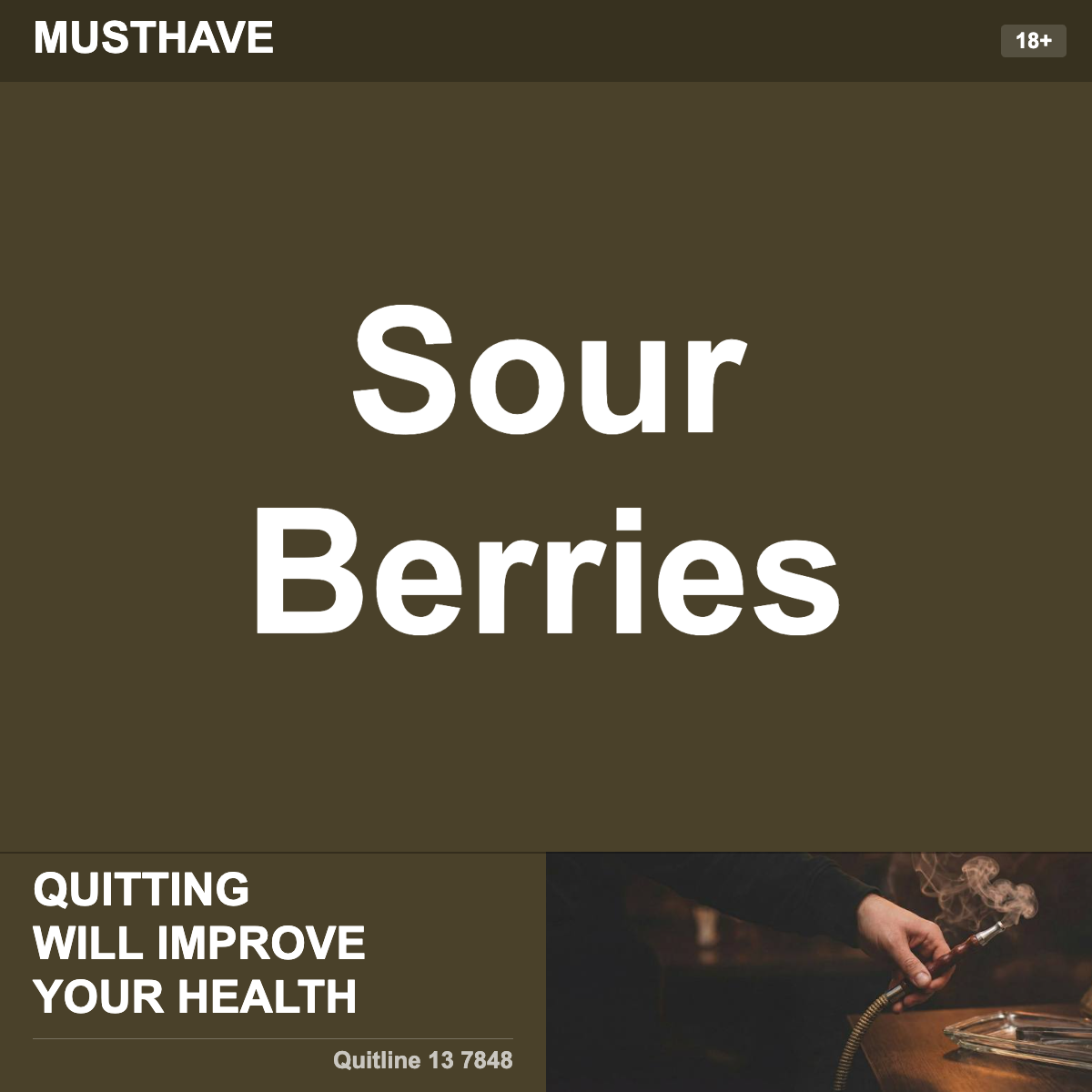 Musthave Sour Berries Shisha Tobacco Flavour