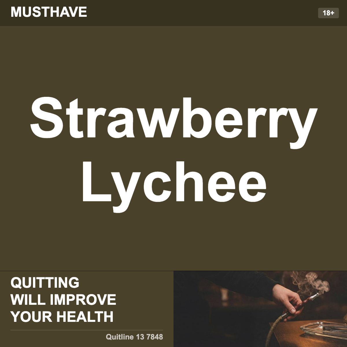 Musthave Strawberry Lychee Shisha Tobacco Flavour
