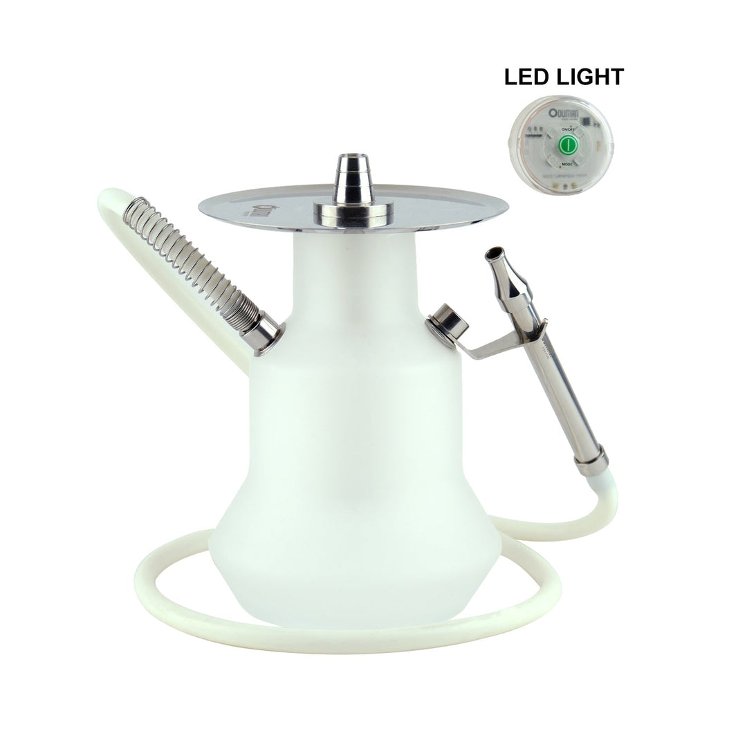 Oduman N4 Matt Hookah – Premium Glass Hookah with LED Shisha