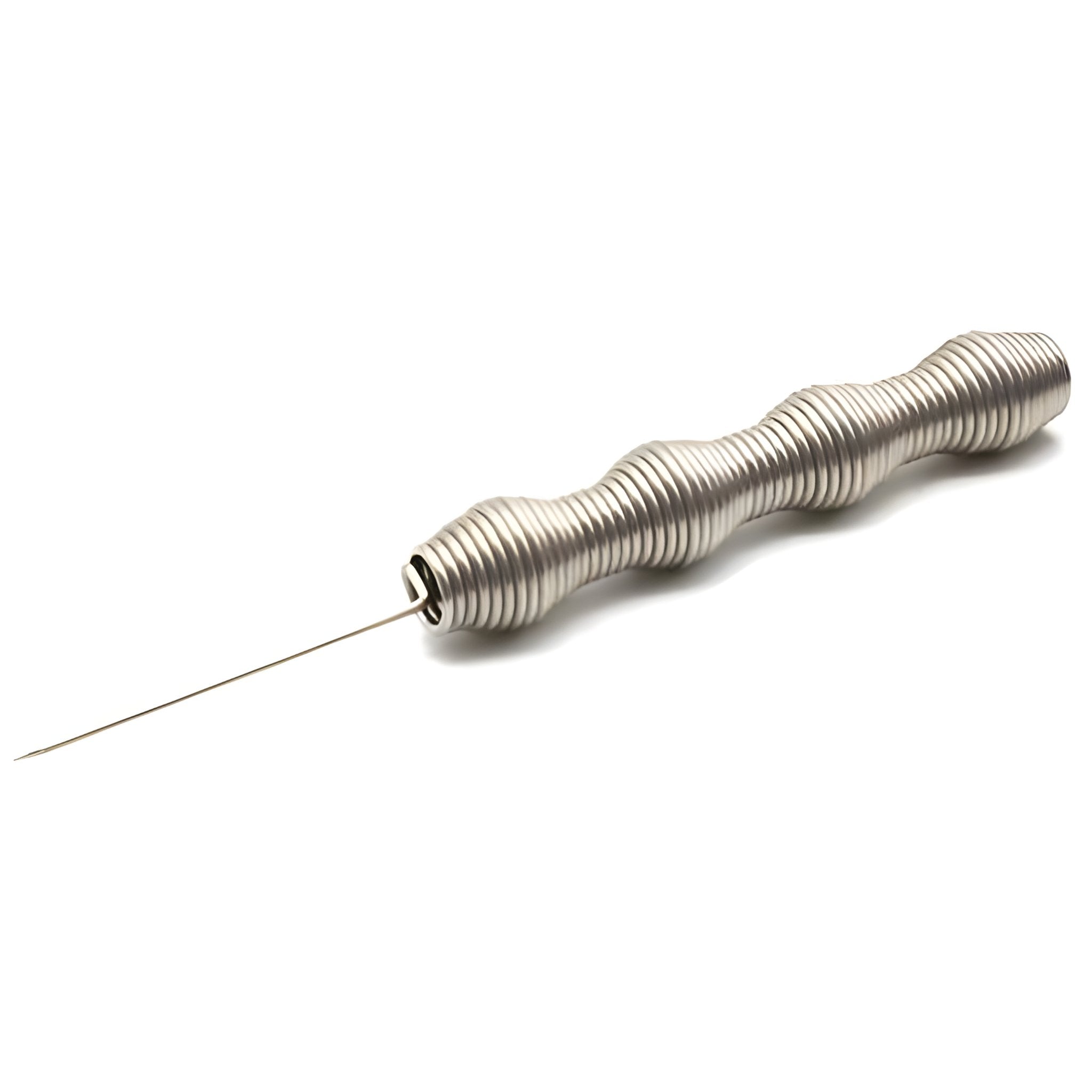 320° stainless steel foil poker angled side view