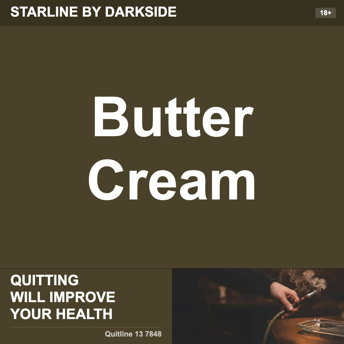 Starline By Darkside Butter Cream Shisha Tobacco Flavour