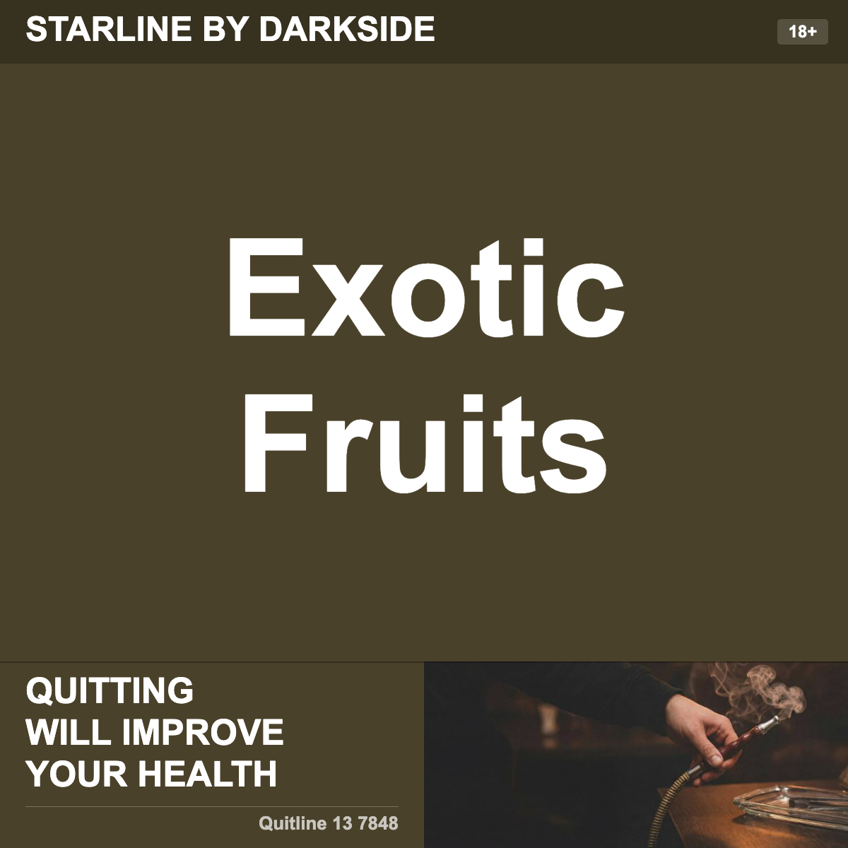 Starline By Darkside Exotic Fruits Shisha Tobacco Flavour