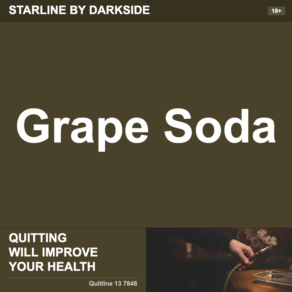 Starline By Darkside Grape Soda Shisha Tobacco Flavour