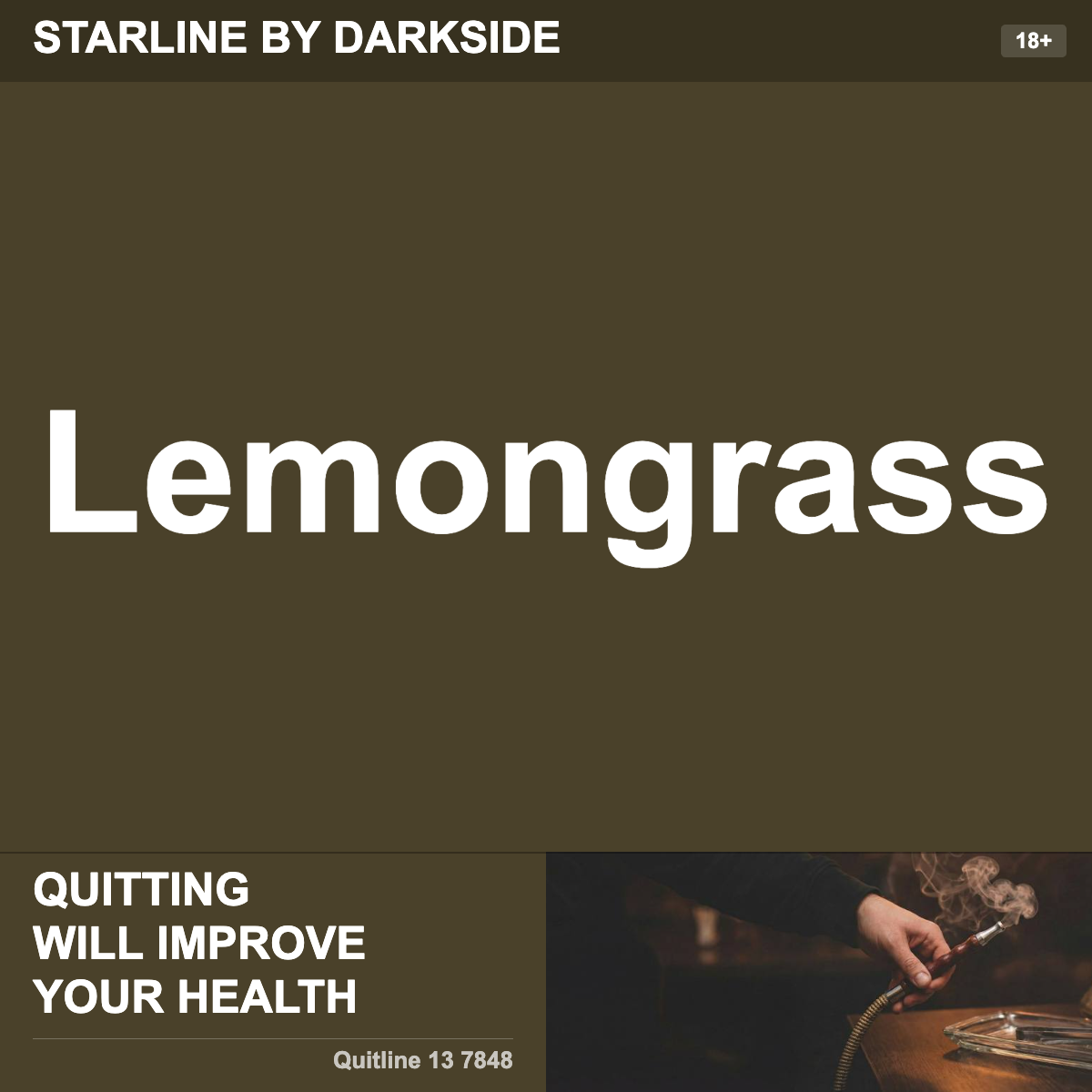 Starline By Darkside Lemongrass Shisha Tobacco Flavour