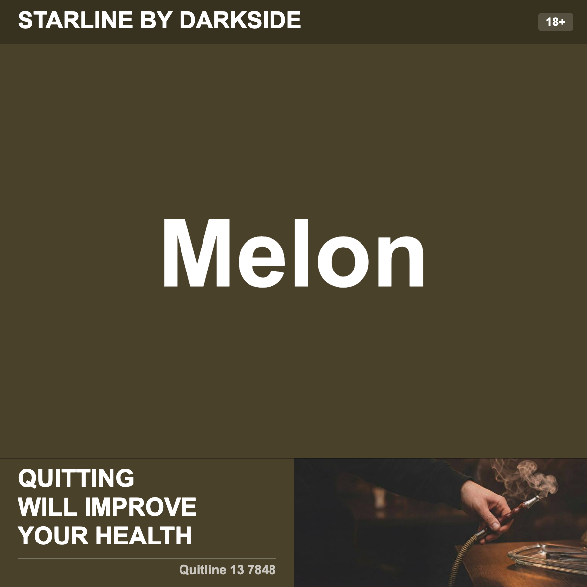 Starline By Darkside Melon Shisha Tobacco Flavour