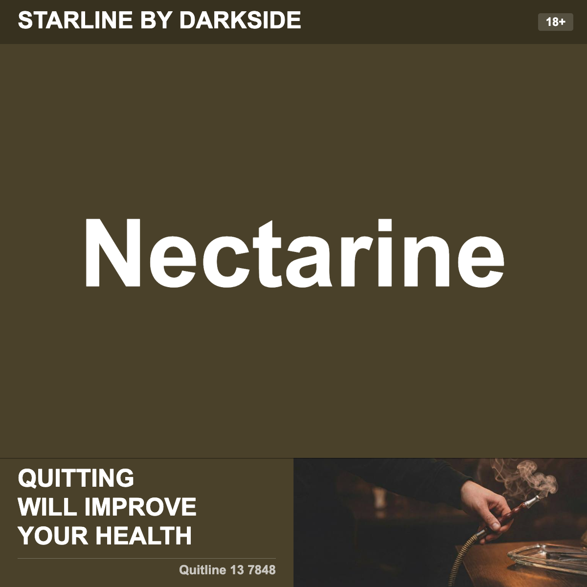 Starline By Darkside Nectarine Shisha Tobacco Flavour