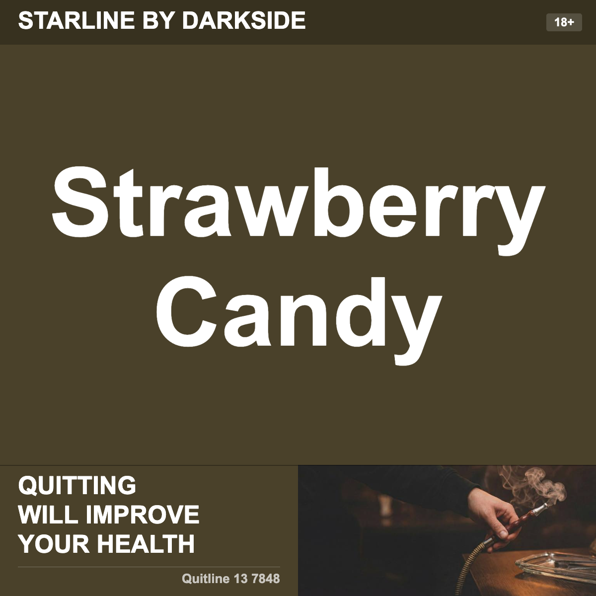 Starline By Darkside Strawberry Candy Shisha Tobacco Flavour