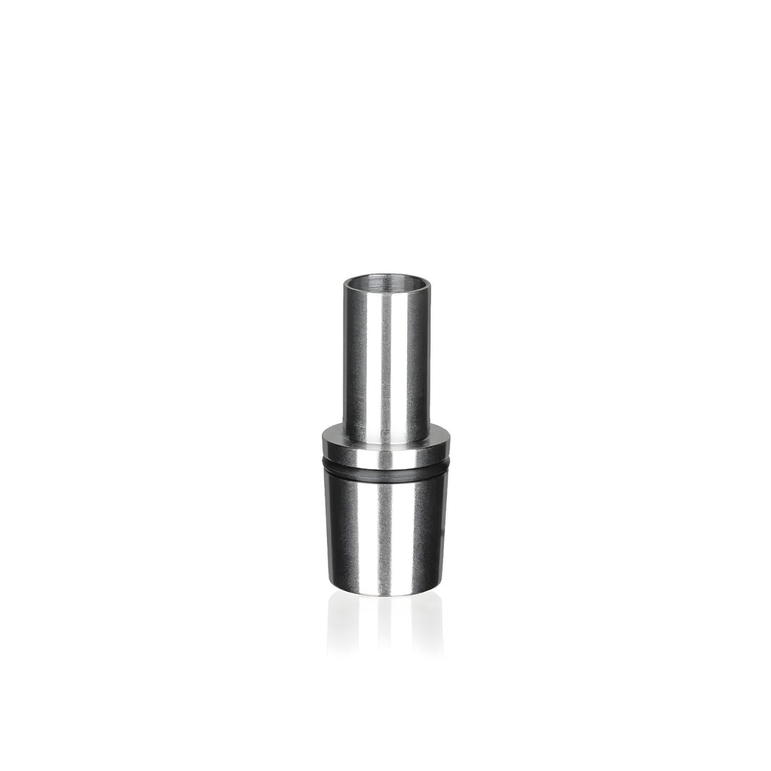 Steamulation Ultimate Gen II stainless steel hose adapter side view