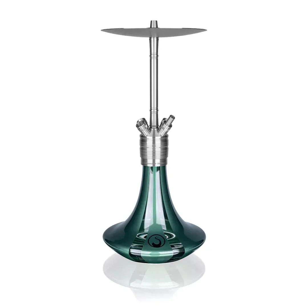 Steamulation Ultimate Gen II shisha in Emerald Green Metallic finish from The Premium Way