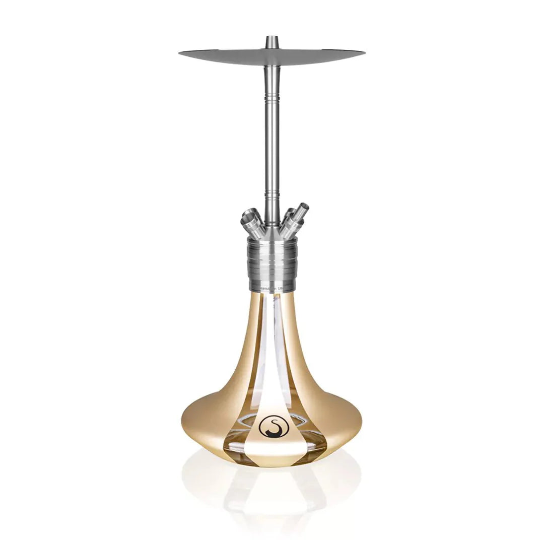 Steamulation Ultimate Gen II Shisha with Gold Matt Metallic and from The Premium Way