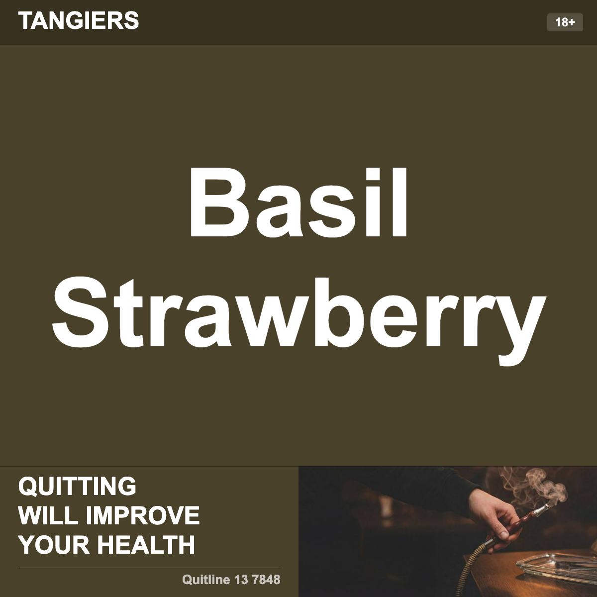 Tangiers Basil Strawberry Shisha Tobacco Flavour