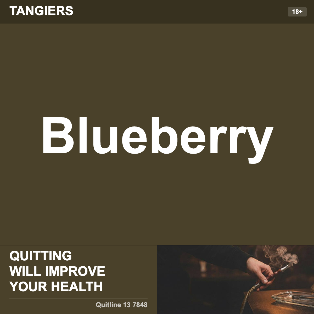 Tangiers Blueberry Shisha Tobacco Flavour