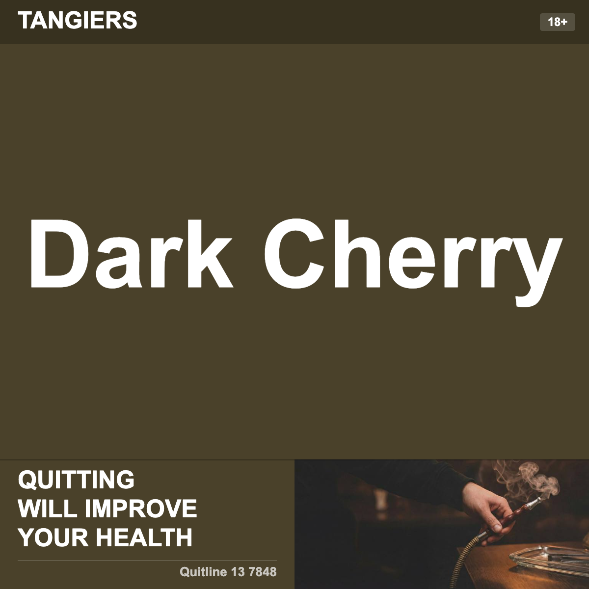 Tangiers Dark Cherry Shisha Tobacco Flavour
