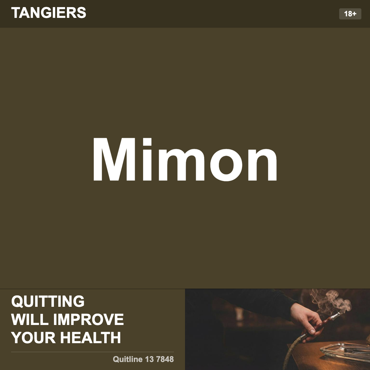 Tangiers Mimon Shisha Tobacco Flavour