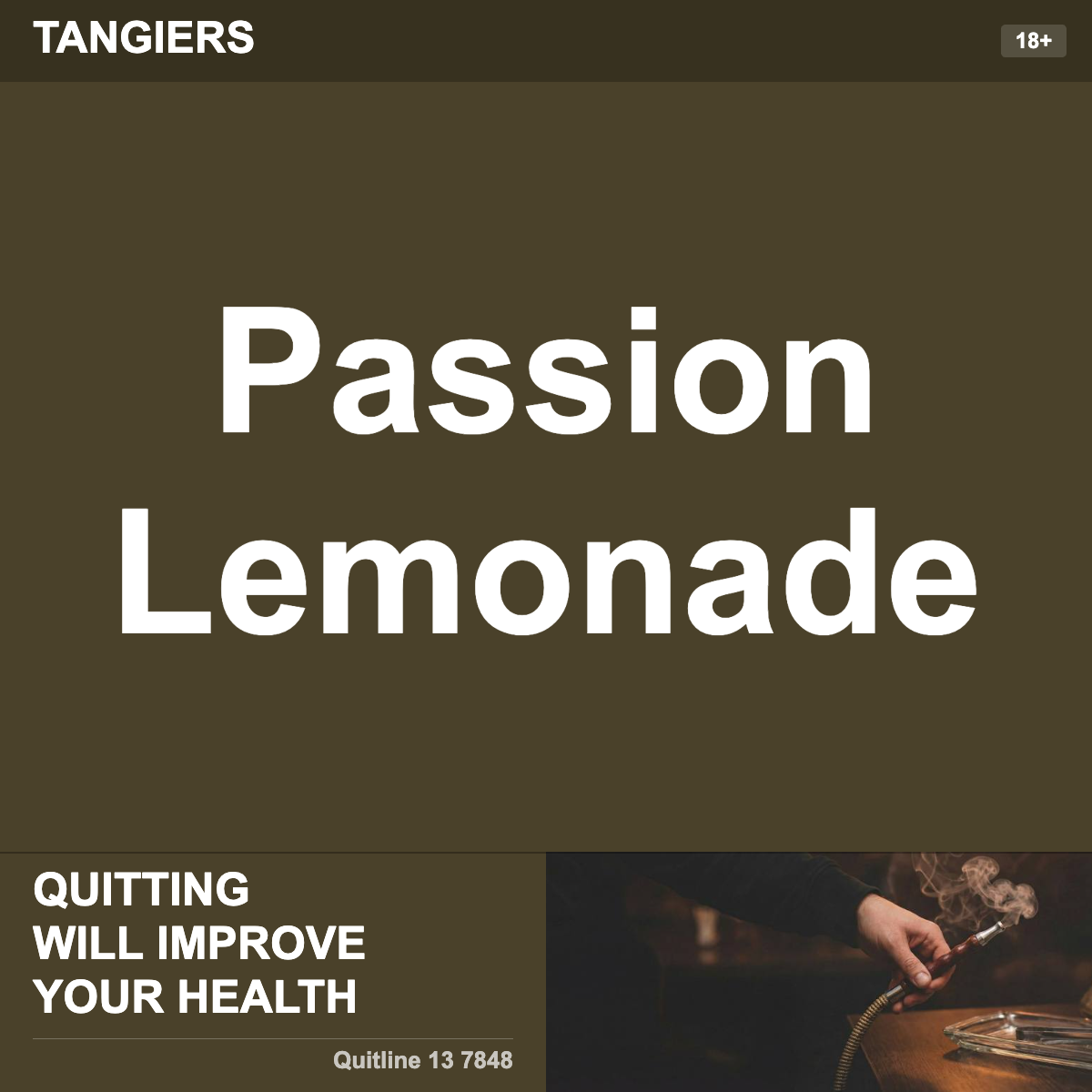 Tangiers Passion Lemonade Shisha Tobacco Flavour