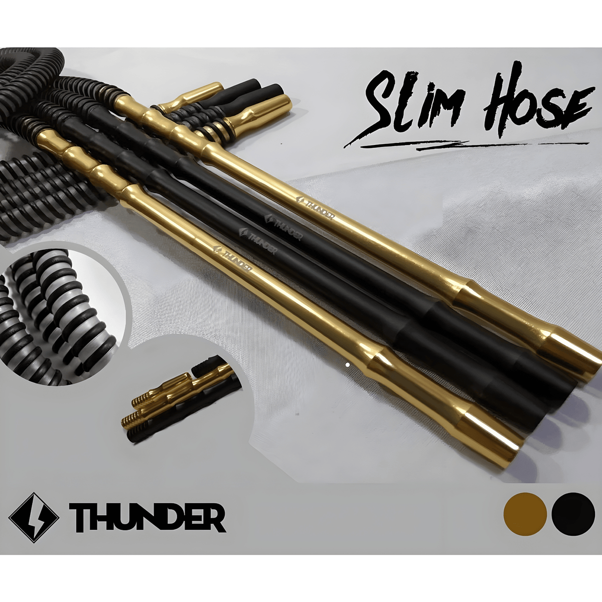 Thunder Unlimited Slim Complete Hose Set – Mouthpiece, Hose & Port Mouthpiece, image 4 of 11