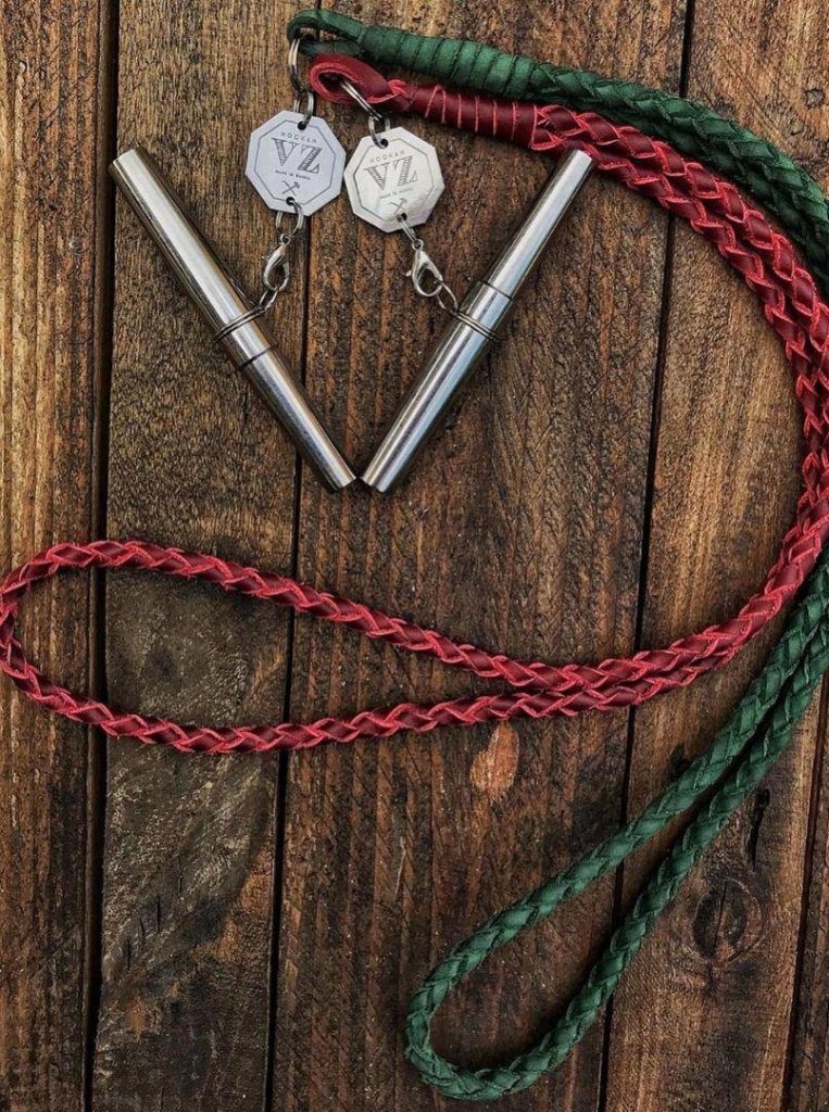 VZ Hookah - V.Z. Hookah - Deluxe Red Leather Personal Mouthtip - The Premium Way