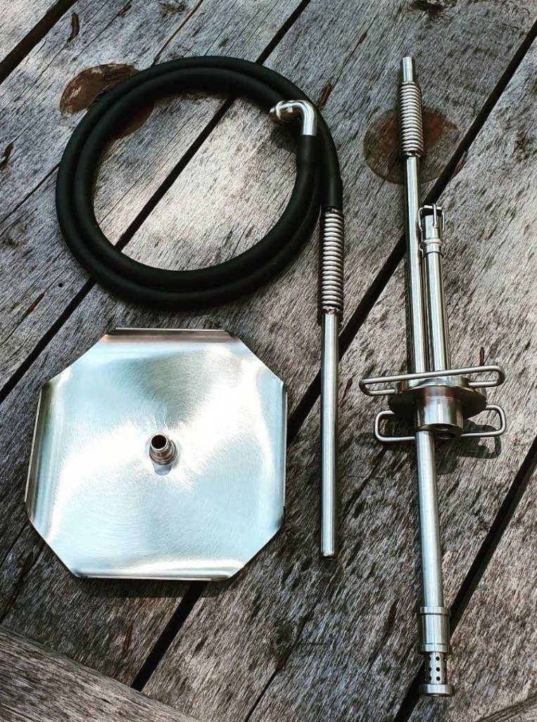 VZ Hookah - VZ Hookah - Stainless Steel Big, image 3 of 9
