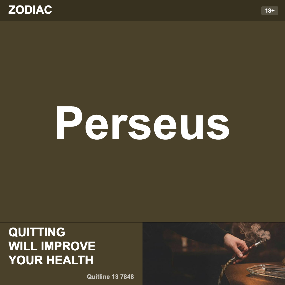 Zodiac Perseus Shisha Tobacco Flavour